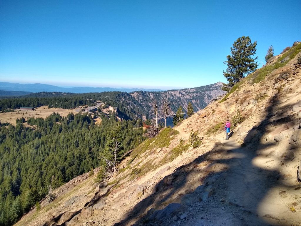 Jaime on the trail